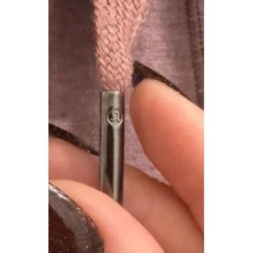 Lululemon Radiant Jacket II Women's Size 10 Heathered Mauve Pink Full Zip... - Picture 9 of 9